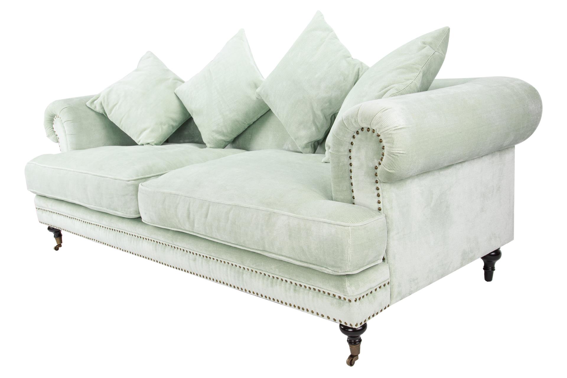 Sofa Claire 3 chỗ, bạc hà