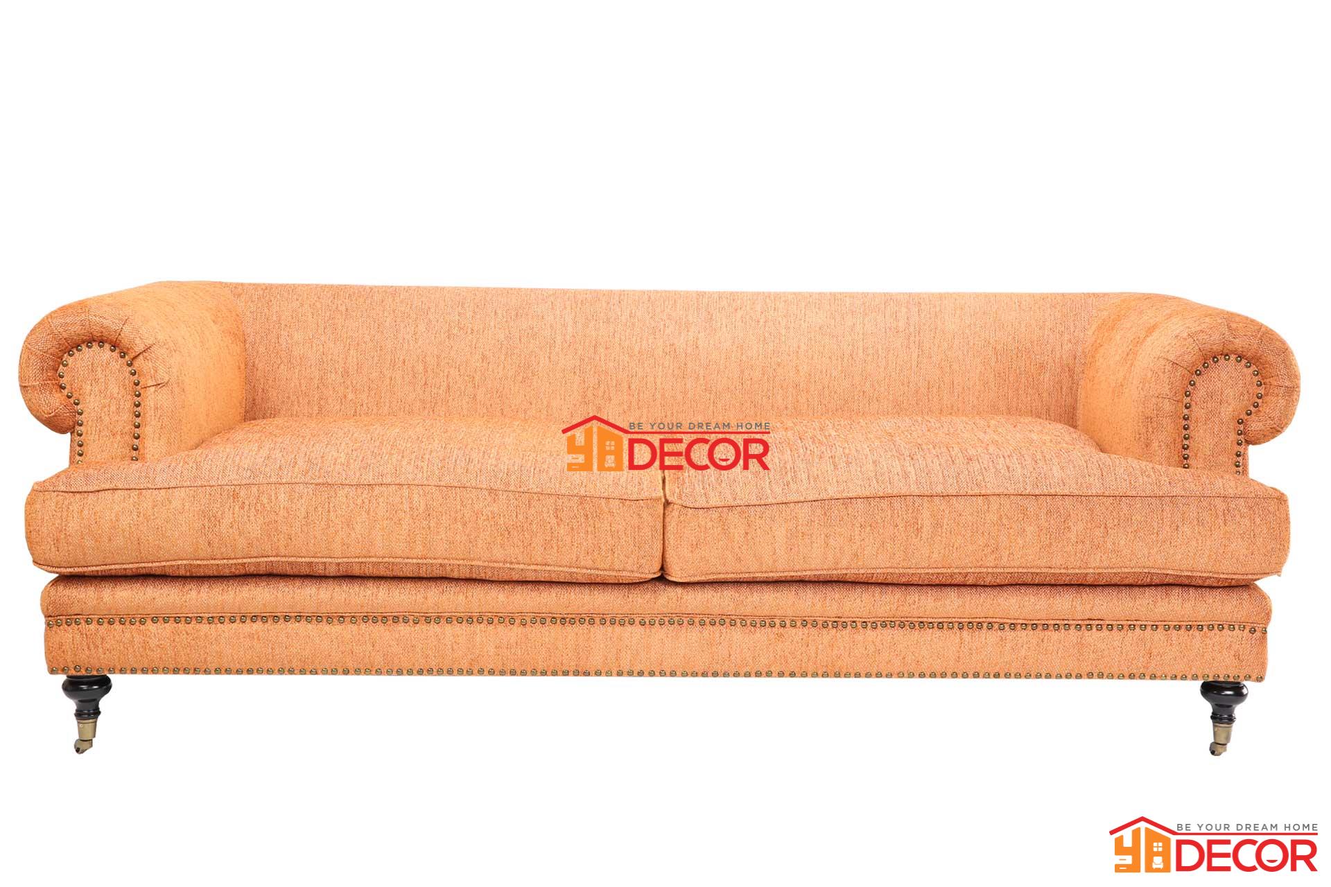 Sofa Claire 3 chỗ, cam