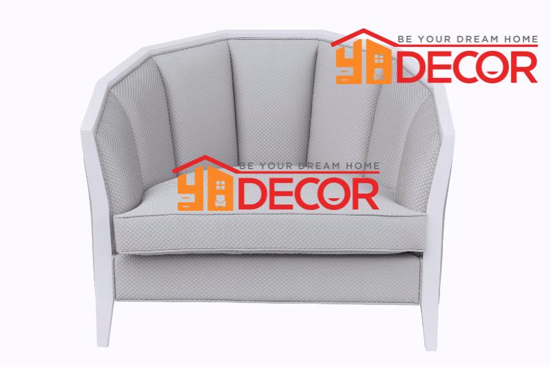 Sofa Ashley 1 chỗ, ghi bóng, chấm bi