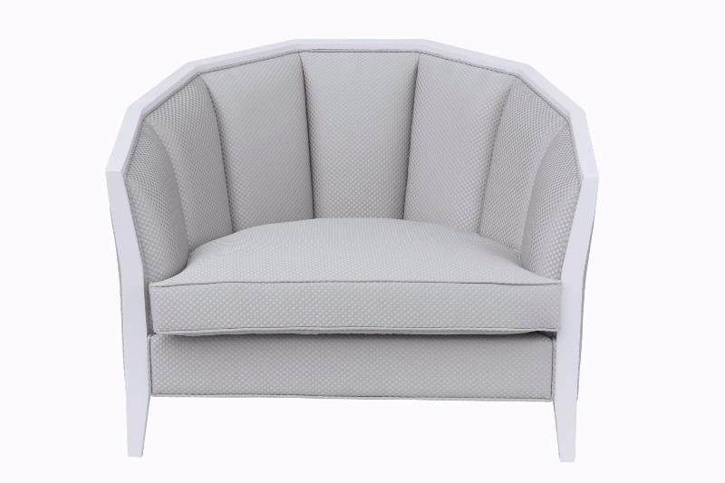 Sofa Ashley 1 chỗ, ghi bóng, chấm bi