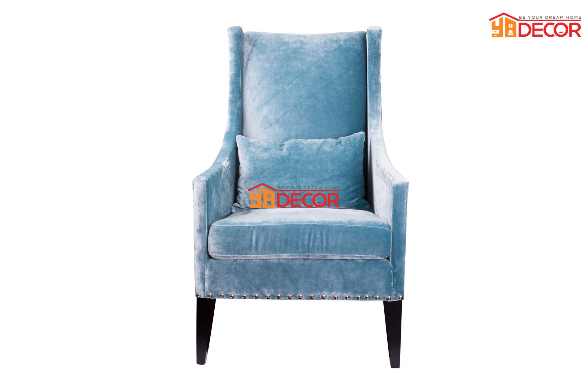 Sofa Ken 1 chỗ, xanh da trời