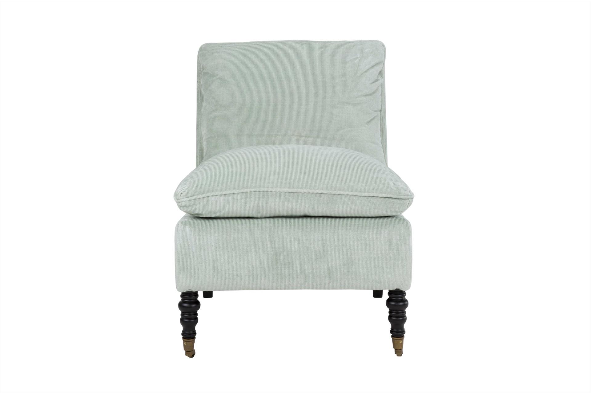 Sofa Charlote 1 chỗ, bạc hà