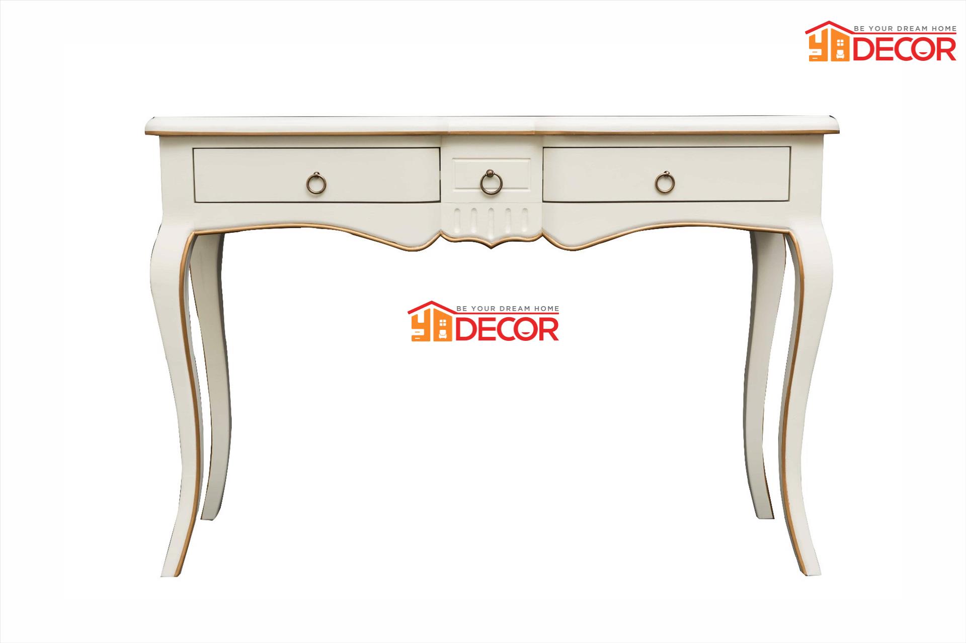 Bàn console Lyon, trắng L