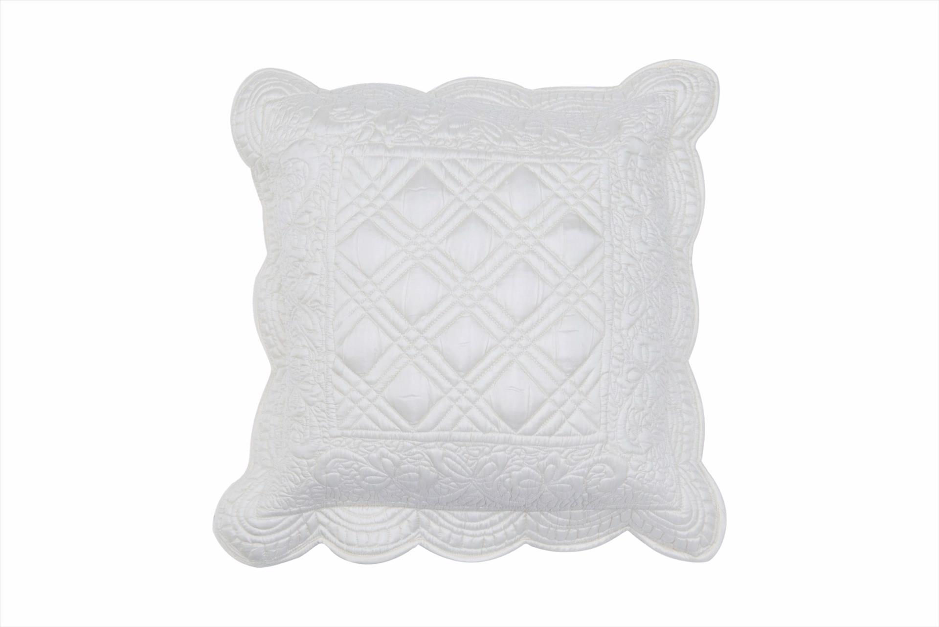 Vỏ gối BC-003, trắng Ivory 3, 45x45