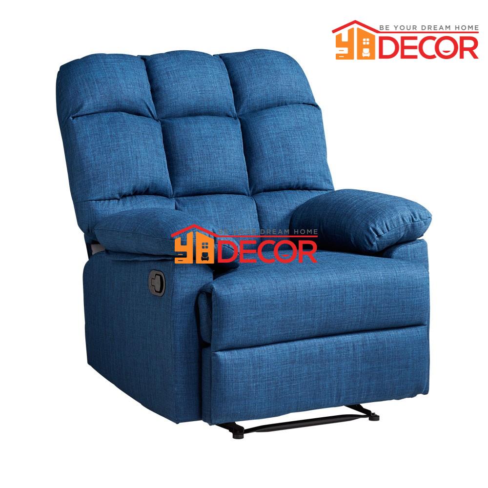 Ghế thư giãn recliner GEORGE xanh dương