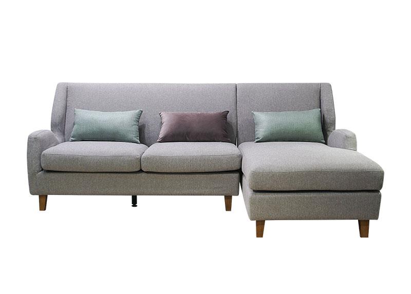 Sofa vải Raymond, màu xám