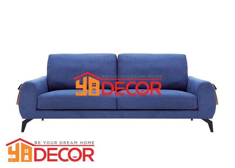 Sofa vải Marcus 3 chỗ, xanh dương