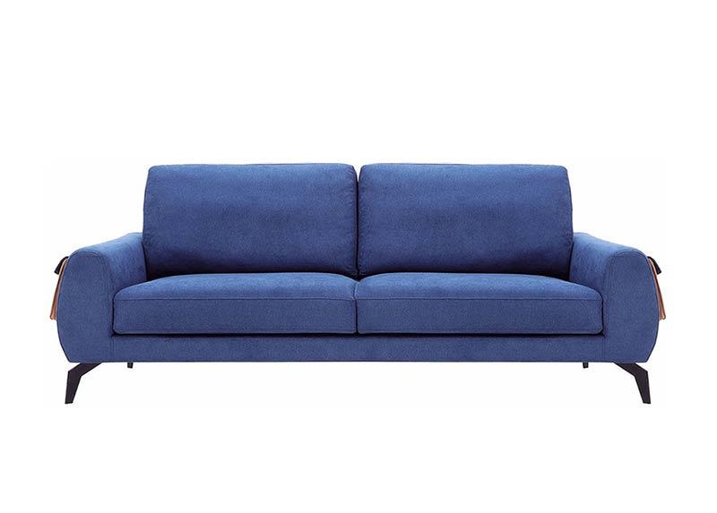 Sofa vải Marcus 3 chỗ, xanh dương