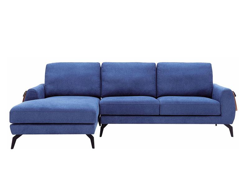 Sofa vải Marcus, xanh dương, 254x152x89