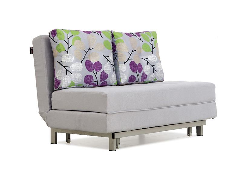 Sofa giường, xám tím, 120x80x86