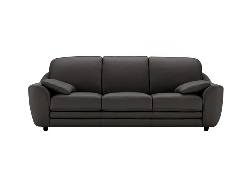 Sofa da Italia Betulla 3 chỗ, màu socola, 230x95x85