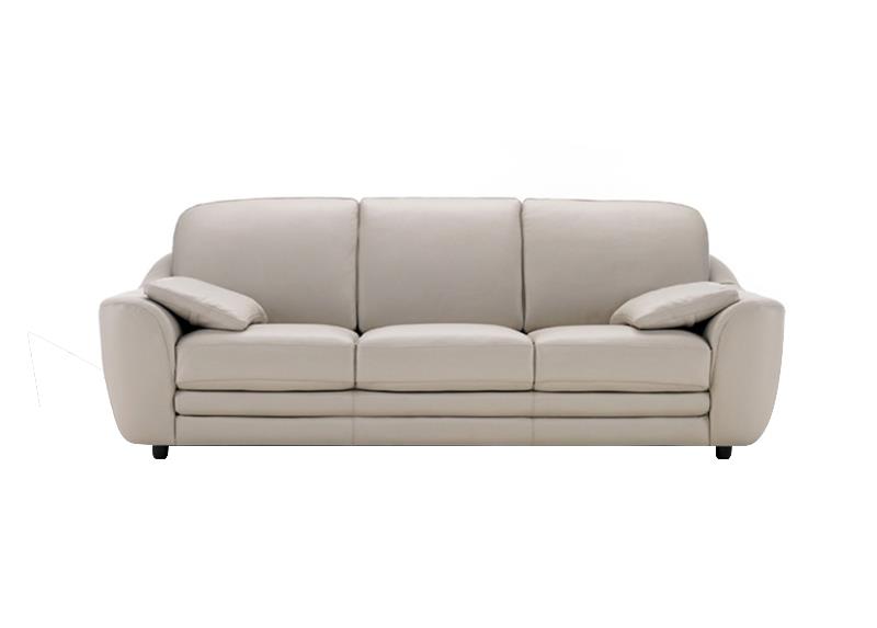 Sofa da Italia Betulla 3 chỗ, màu vani, 230x95x85