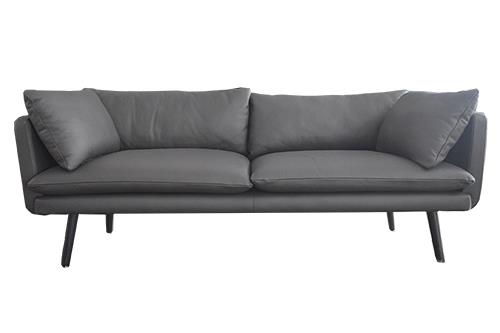 Sofa Jazz 2.5 chỗ da nâu đen, 200x84x80