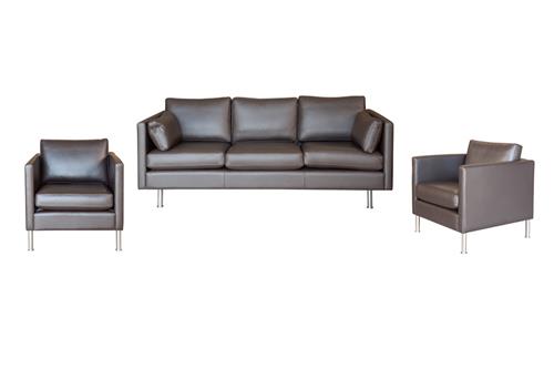 Bộ Sofa TONIC da nâu, 212x88x84