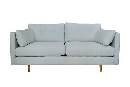 Sofa Roma 2 chỗ + 1 armchair mẫu 2 màu trắng xanh