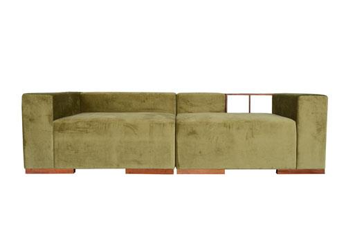 Sofa Lima vải xanh, 250x87x61