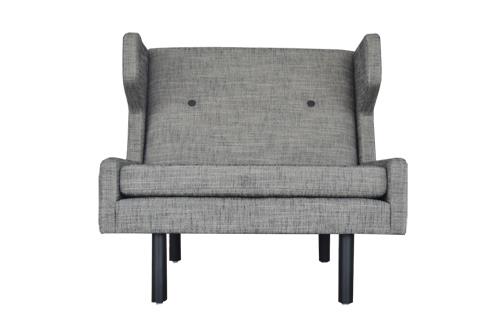 Bộ Sofa Sixty 3.1.1 vải xám, 180x85x89