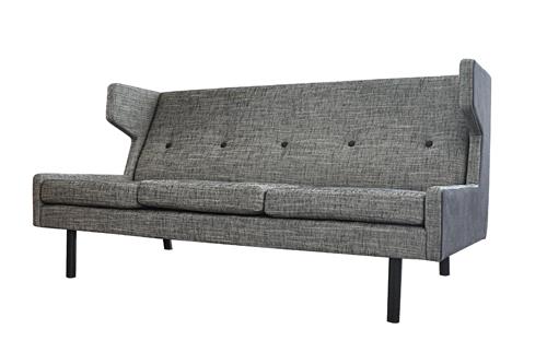 Bộ Sofa Sixty 3.1.1 vải xám, 180x85x89