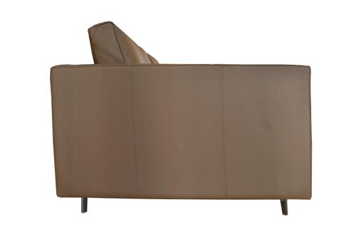 Sofa Metro 2 chỗ da nâu, 220x95x80