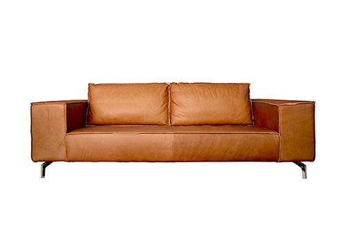 Sofa Cognac 2.5 chỗ da Cognac, 224x98x81