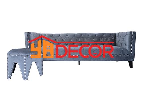 Sofa Idasy 3C+ Đôn màu xám, 22...