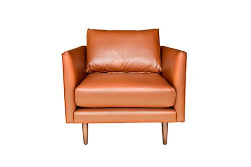 Sofa Pop 2,5 chỗ + 1 armchair da Cognac