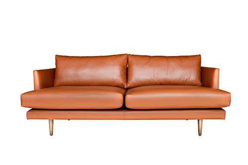 Sofa Pop 2,5 chỗ + 1 armchair da Cognac