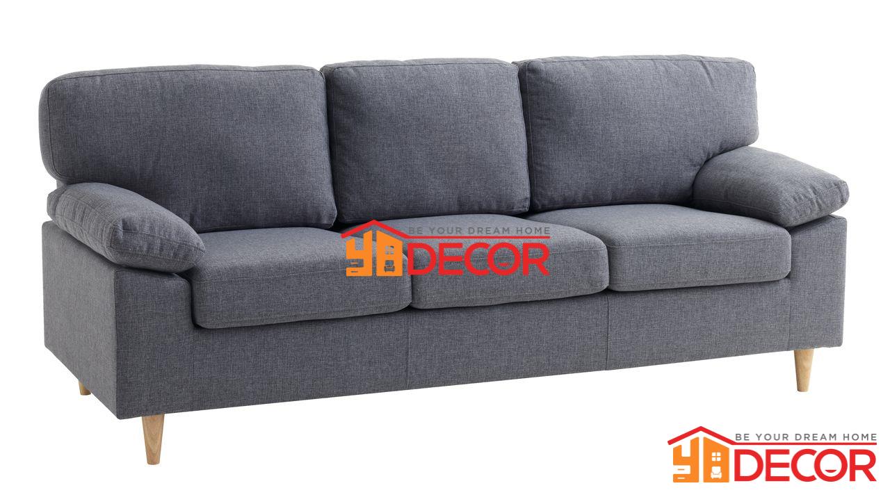 Sofa 3S GEDVED xám đậm