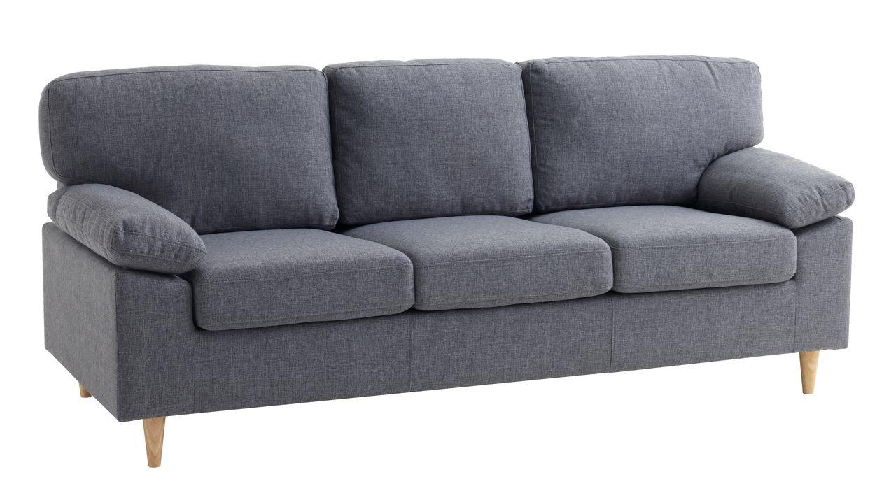 Sofa 3S GEDVED xám đậm