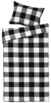 Bộ 1 vỏ chăn, 1 vỏ gối cotton FLANNEL SCOTTI đen/trắng