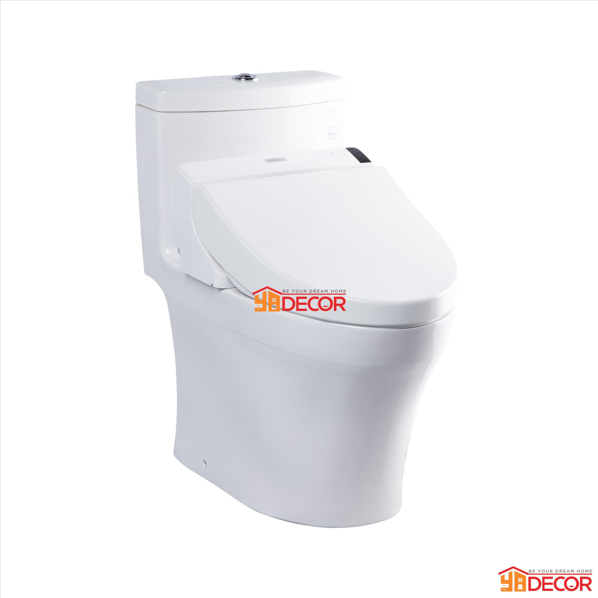 Bồn cầu một khối MS889DW6 kèm nắp rửa điện tử Washlet TCF6531Z