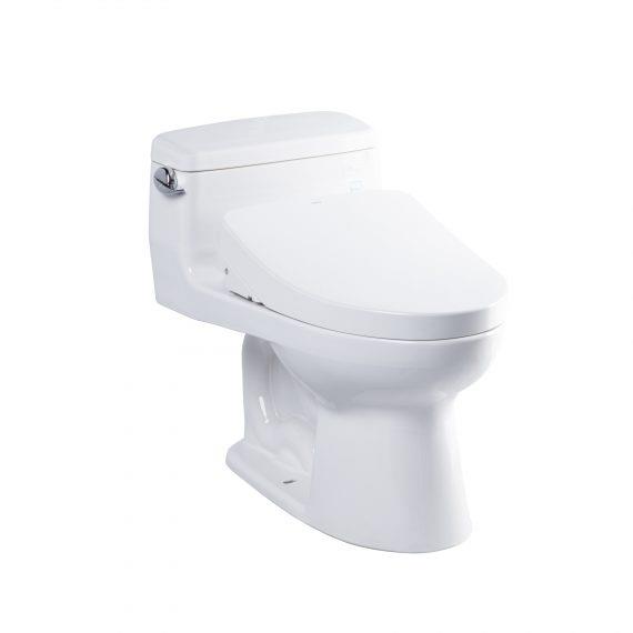 Bồn cầu một khối MS864W11 kèm nắp rửa điện tử Washlet TCF4911Z