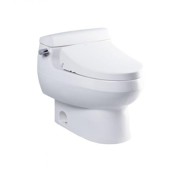 Bồn cầu một khối MS688W11 kèm nắp rửa điện tử Washlet TCF4911Z