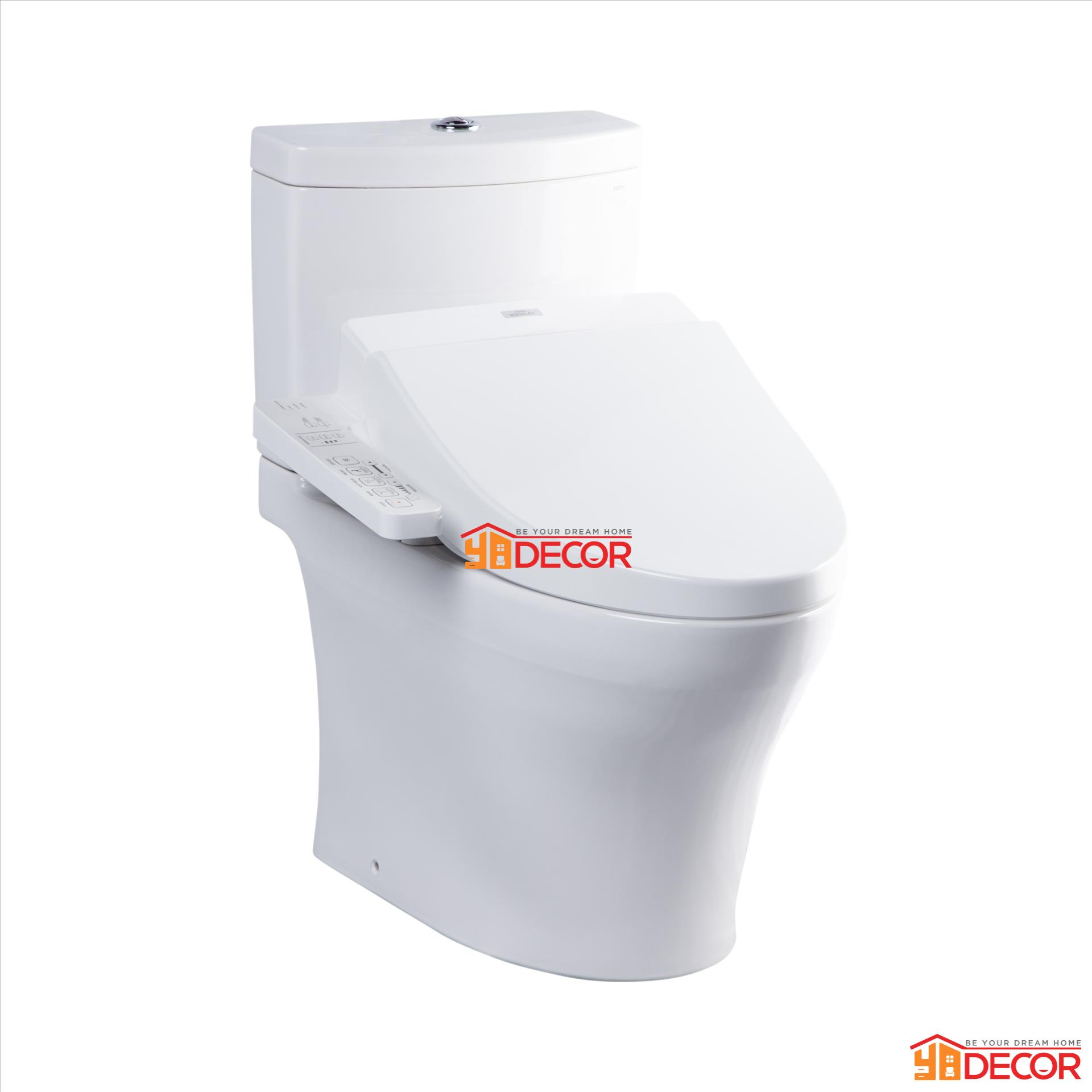 Bồn cầu hai khối CS769DW7 kèm nắp rửa điện tử Washlet TCF6631Z