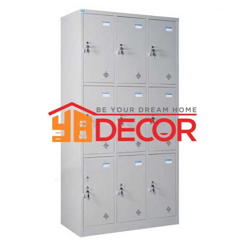 Tủ sắt locker 9 ngăn TU983-3K