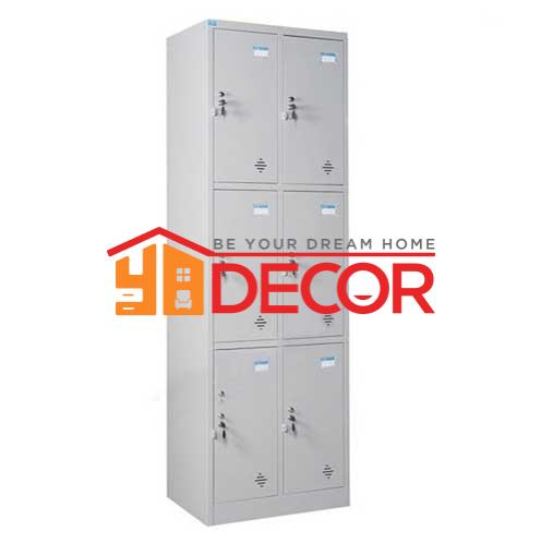 Tủ sắt locker 6 ngăn TU983-2K