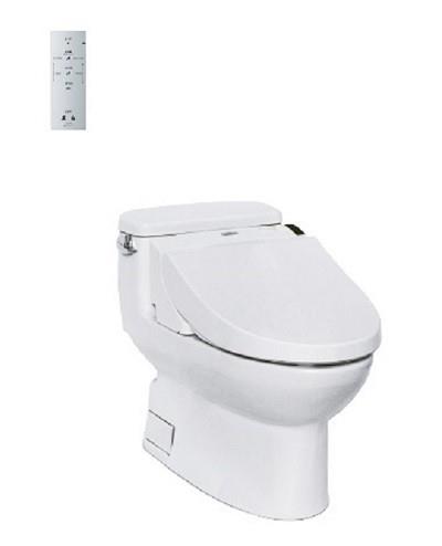 Bồn cầu một khối MS884W6 kèm nắp rửa điện tử Washlet TCF6531A