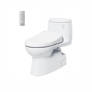 Bồn cầu một khối MS905W4 kèm nắp rửa điện tử Washlet TCF4731A