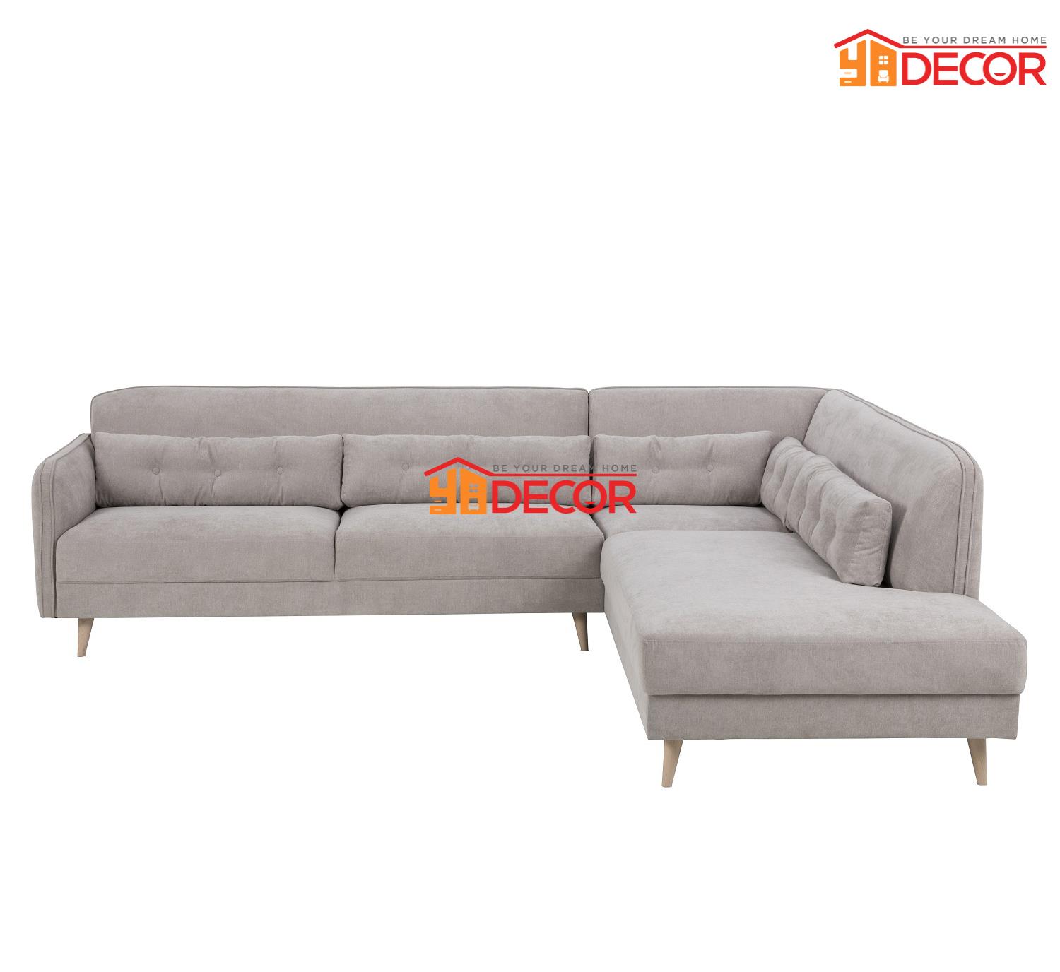 Sofa DESOTO góc L, vàng cát