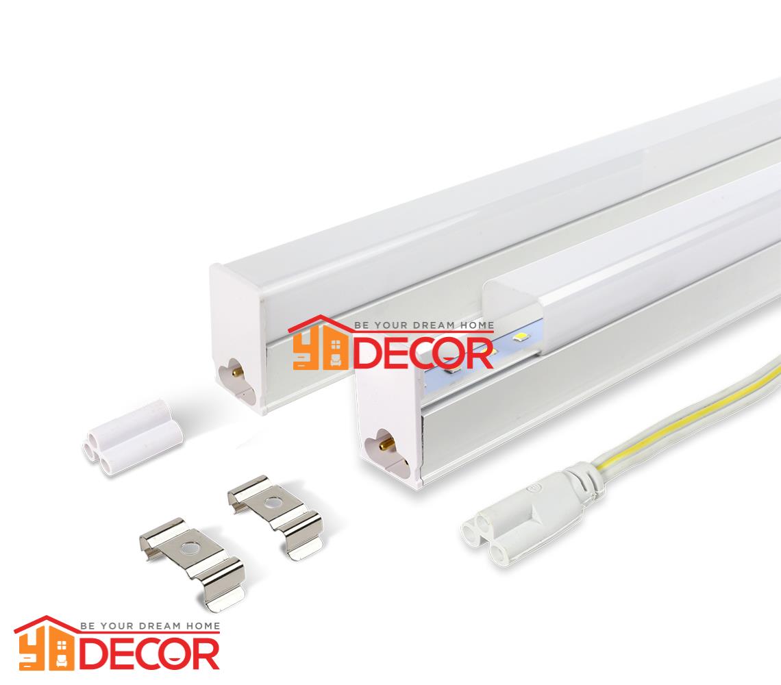 Đèn LED TUÝP T5 liền máng 0.6m, 8W