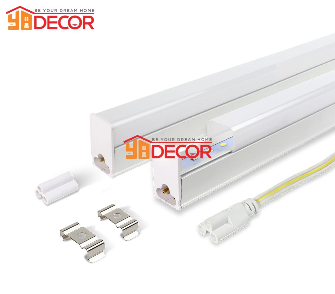 Đèn LED TUÝP T5 liền máng 0.9m, 4W