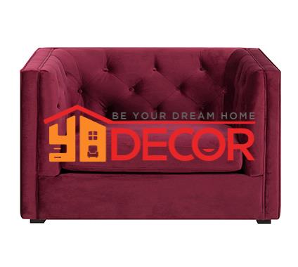 Sofa BOYD 1 chỗ, đỏ đậm