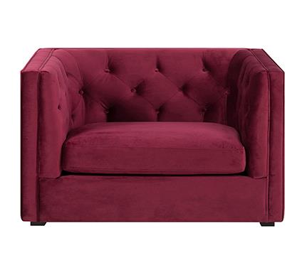 Sofa BOYD 1 chỗ, đỏ đậm