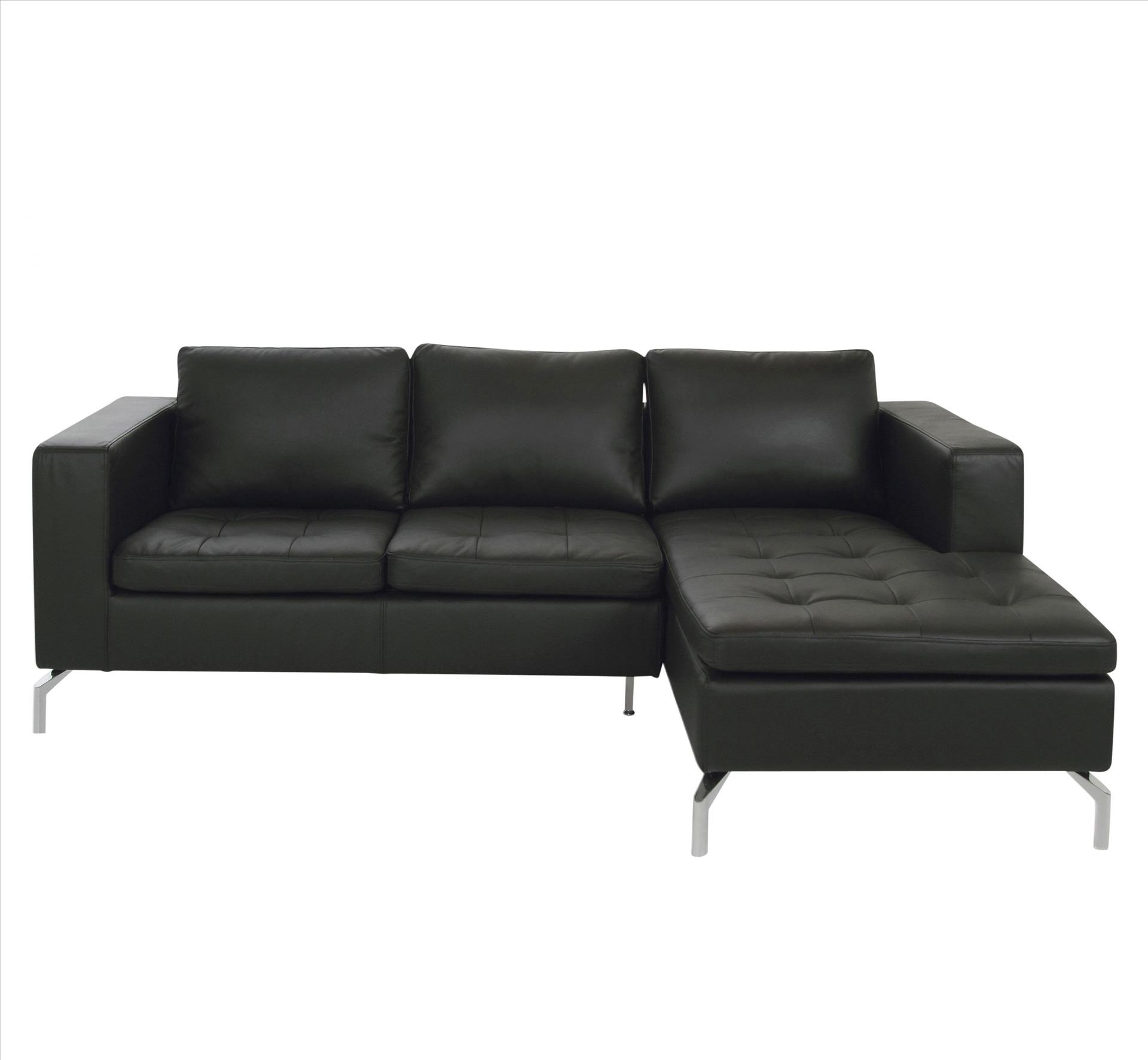 Sofa STYLO góc, da đen