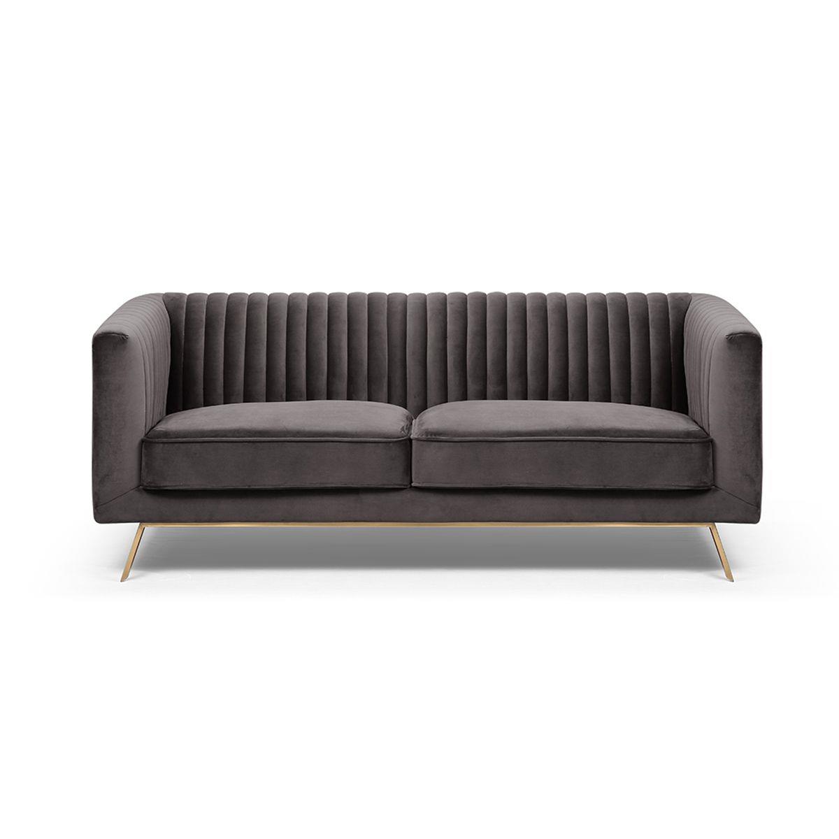 Sofa BORDEAUX với chân ghế kim loại 209cm