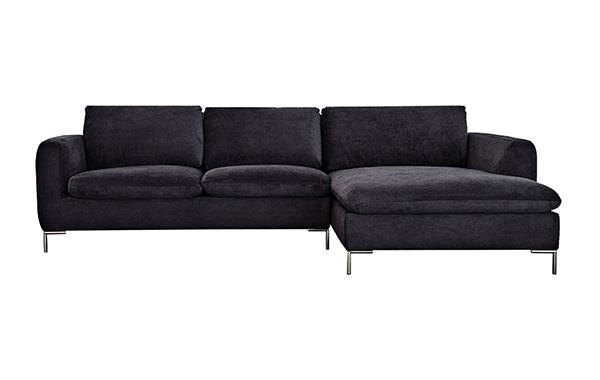 Sofa TALIDA góc L, than đen