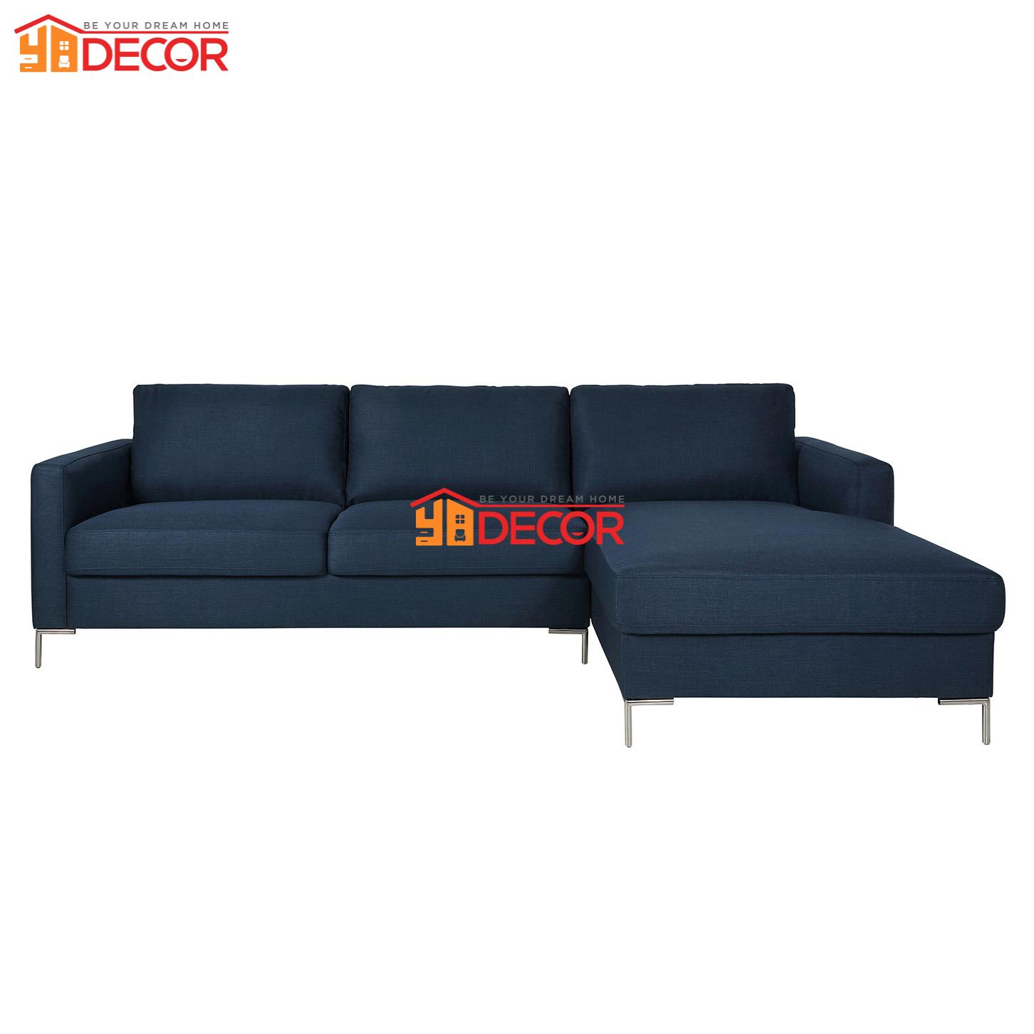 Sofa AVIO góc L, xanh đậm