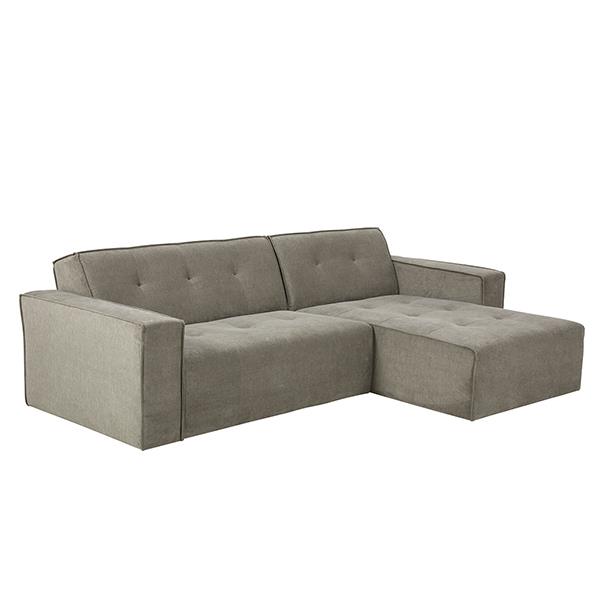 Sofa 2 chỗ BIRMINGHAM góc L, khaki