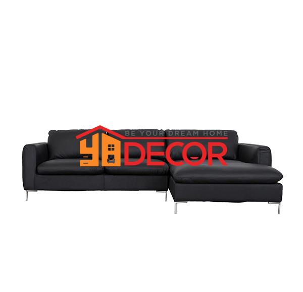 Sofa TALIDA góc L, da đen