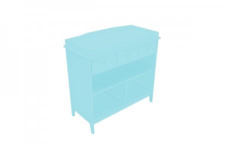 Tủ thay tã Harper Changing Table Baby Blue 950044